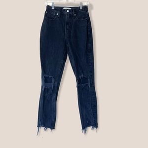 Abercrombie High Rise Mom Jeans Curve Love 26 dist
